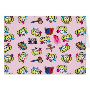 Suicide Squad   Harley Quinn Emoji Pattern