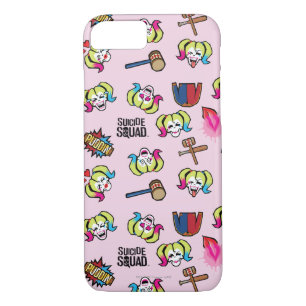 Suicide Squad   Harley Quinn Emoji Pattern Case-Mate iPhone Hülle