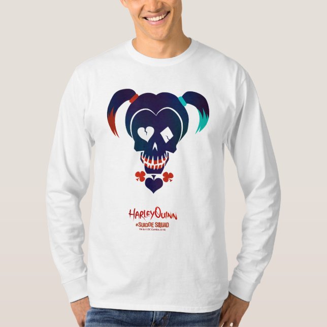 Suicide Squad | Harley Quinn Head Icon T-Shirt (Vorderseite)