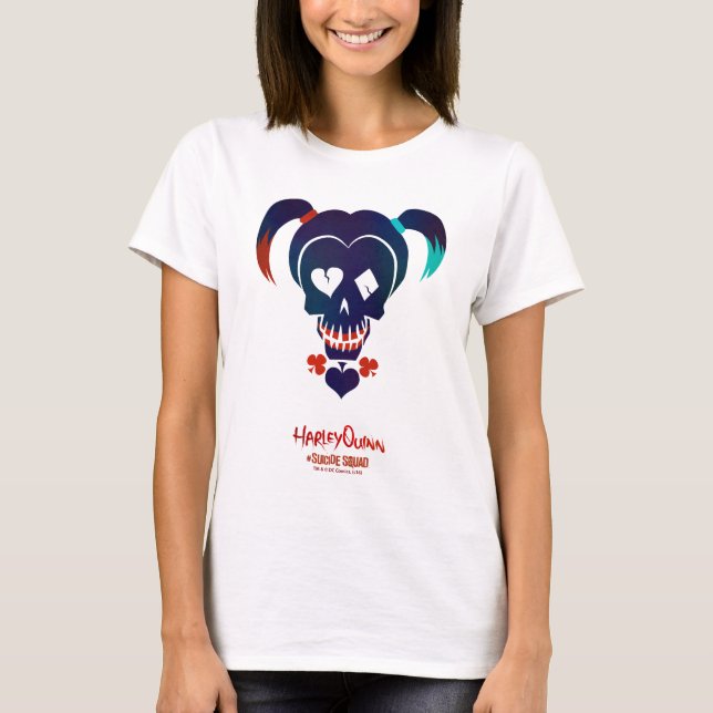 Suicide Squad | Harley Quinn Head Icon T-Shirt (Vorderseite)