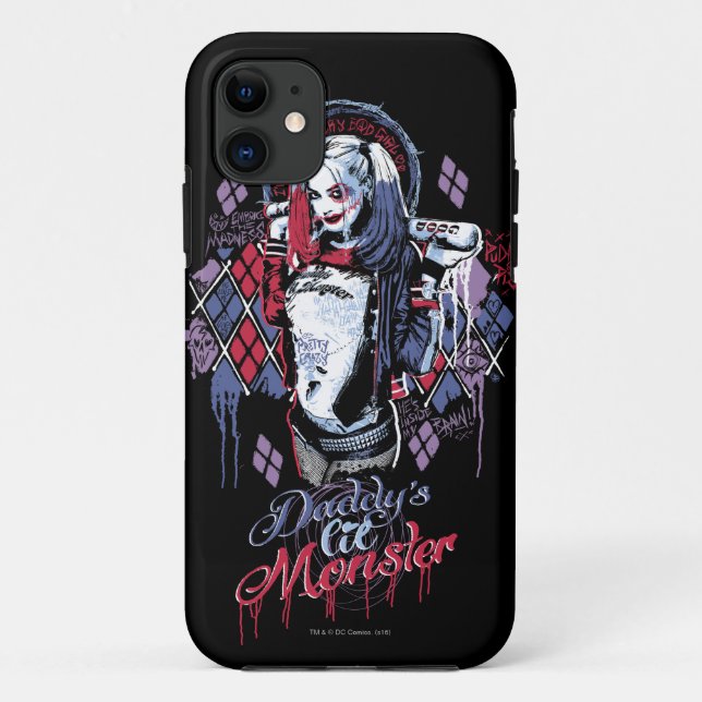 Suicide Squad | Harley Quinn Inked Graffiti Case-Mate iPhone Hülle (Rückseite)