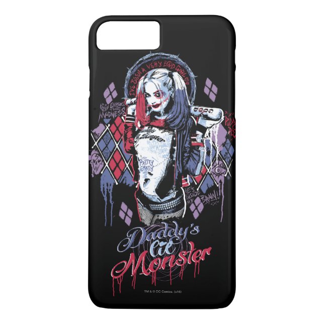 Suicide Squad Harley Quinn Inked Graffiti Case-Mate iPhone Hülle (Rückseite)