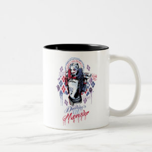 Suicide Squad   Harley Quinn Inked Graffiti Zweifarbige Tasse
