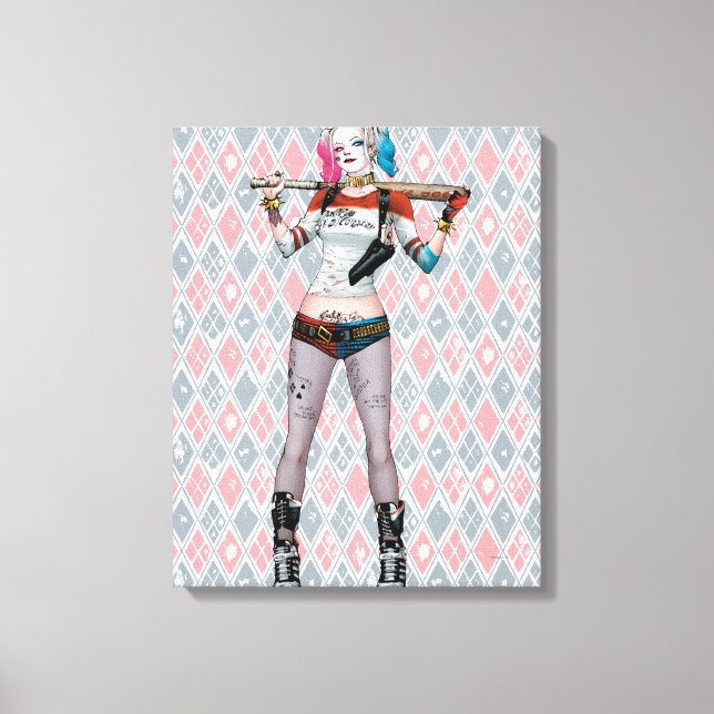 Suicide Squad | Harley Quinn Leinwanddruck (Vorderseite)