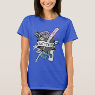 Suicide Squad Harley Quinn "Rotten" Tattoo Art T-Shirt