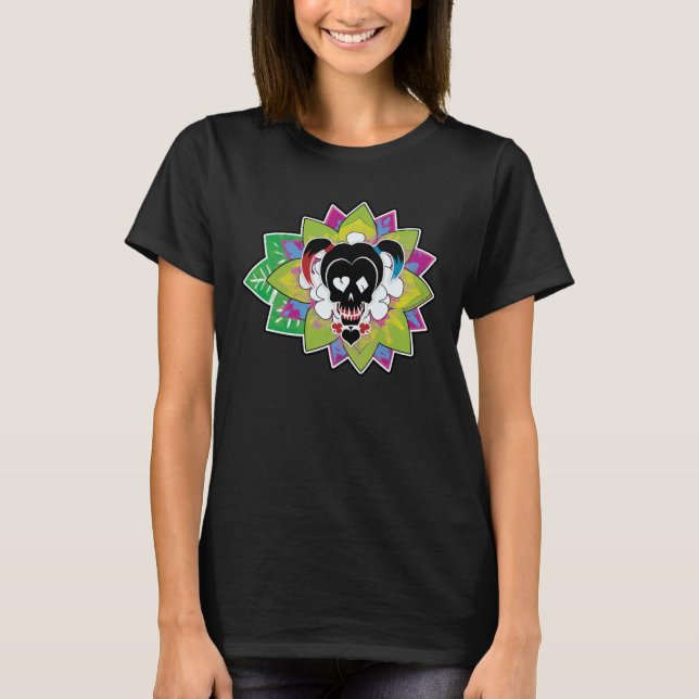 Suicide Squad | Harley Quinn Skull Tattoo Art T-Shirt (Vorderseite)