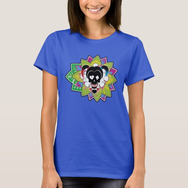 Suicide Squad | Harley Quinn Skull Tattoo Art T-Shirt (Vorderseite)