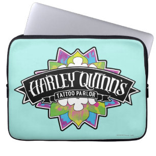 Suicide Squad Harley Quinns Tattoo Parlor Lotus Laptopschutzhülle