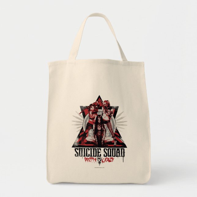 Suicide Squad | Hübsche Crazy Squad Girls Tragetasche (Vorne)