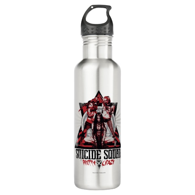 Suicide Squad | Hübsche Crazy Squad Girls Trinkflasche (Vorderseite)