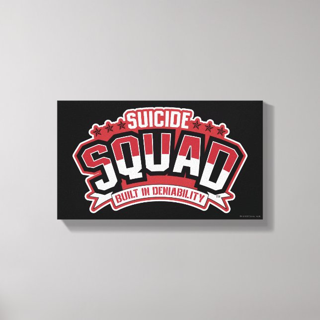 Suicide Squad | In Verweigerbarkeit gebaut Leinwanddruck (Vorderseite)