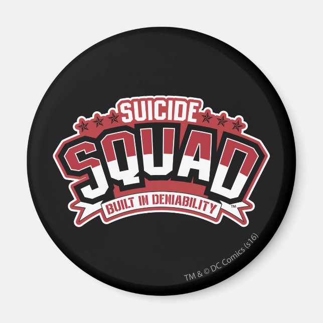 Suicide Squad | In Verweigerbarkeit gebaut Magnet (Vorne)