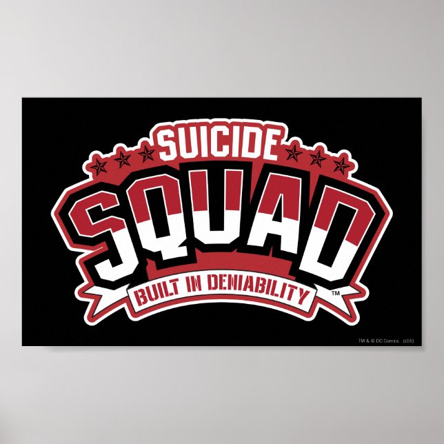 Suicide Squad | In Verweigerbarkeit gebaut Poster (Vorne)
