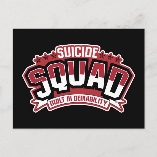 Suicide Squad | In Verweigerbarkeit gebaut Postkarte (Vorderseite)