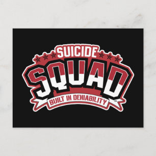 Suicide Squad   In Verweigerbarkeit gebaut Postkarte
