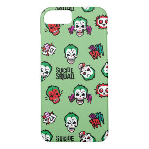 Suicide Squad   Joker Emoji Pattern iPhone 8/7 Hülle