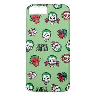 Suicide Squad Joker Emoji Pattern iPhone 8 Plus/7 Plus Hülle