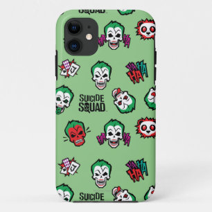 Suicide Squad   Joker Emoji Pattern iPhone 11 Hülle