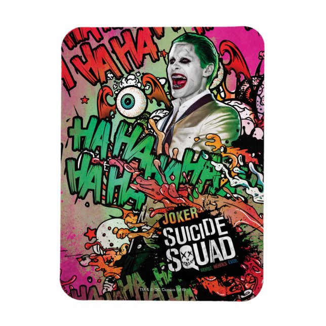 Suicide Squad | Joker Graffiti Magnet (Vertikal)