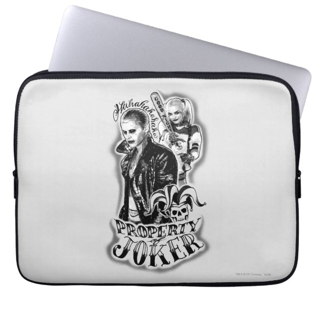 Suicide Squad Joker & Harley Airbrush Laptopschutzhülle (Vorderseite)