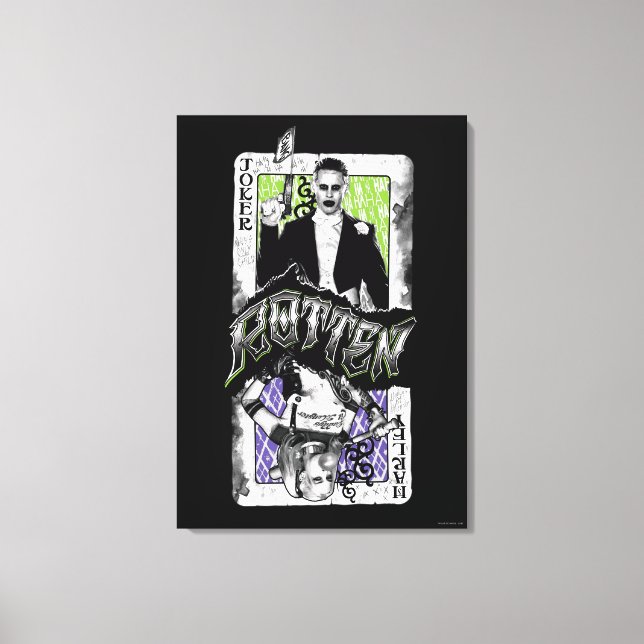 Suicide Squad Joker & Harley Rotten Leinwanddruck (Vorderseite)