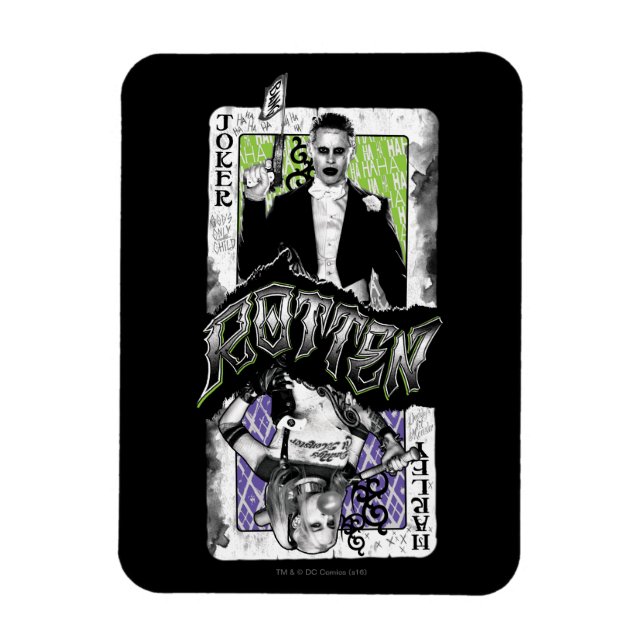 Suicide Squad Joker & Harley Rotten Magnet (Vertikal)