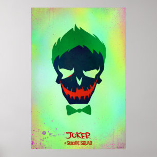Suicide Squad   Joker Head Icon Poster