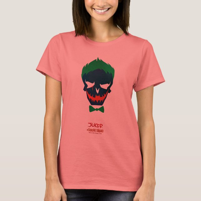 Suicide Squad | Joker Head Icon T-Shirt (Vorderseite)