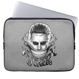 Suicide Squad Joker Lächeln Laptopschutzhülle