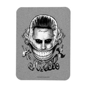 Suicide Squad   Joker Lächeln Magnet