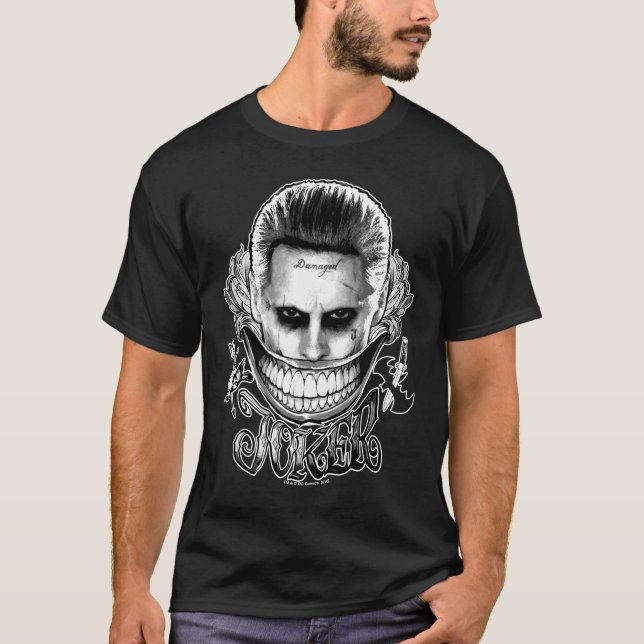 Suicide Squad | Joker Lächeln T-Shirt (Vorderseite)