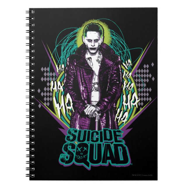 Suicide Squad | Joker Retro Rock Graphic Notizblock (Vorderseite)