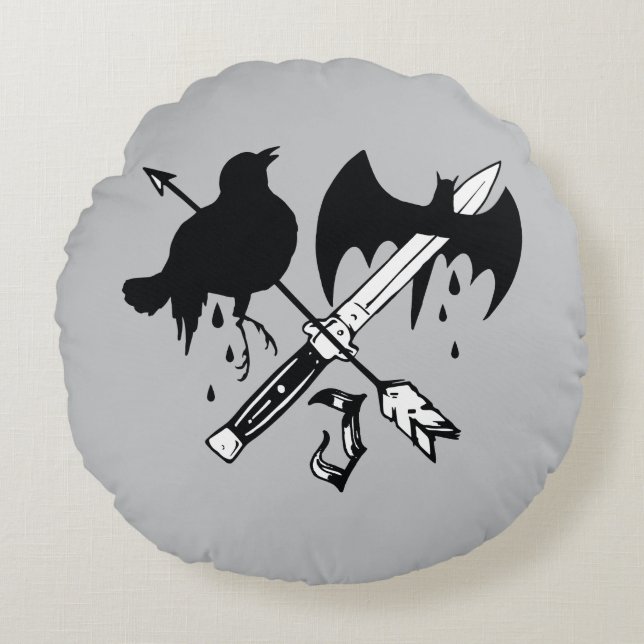 Suicide Squad | Joker Rundes Kissen (Vorderseite)