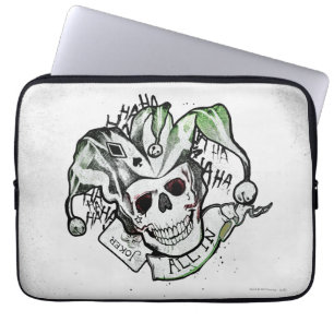 Suicide Squad Joker Skull "All in" Tattoo Art Laptopschutzhülle
