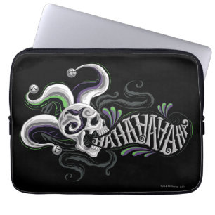 Suicide Squad   Joker Skull - Haha Laptopschutzhülle