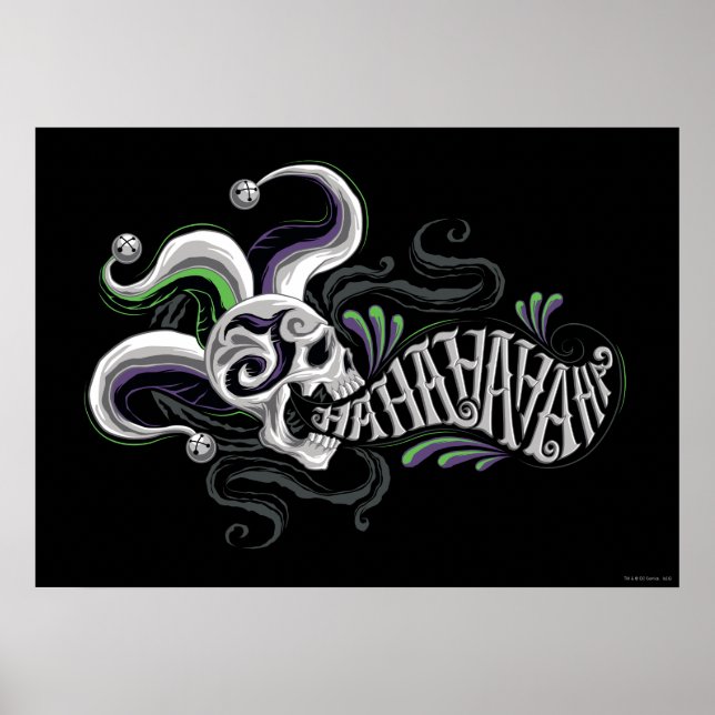 Suicide Squad | Joker Skull - Haha Poster (Vorne)