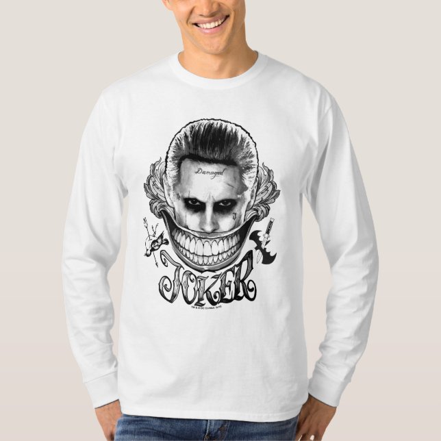 Suicide Squad | Joker Smile 2 T-Shirt (Vorderseite)