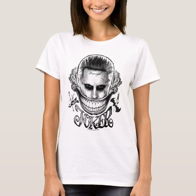 Suicide Squad | Joker Smile 2 T-Shirt (Vorderseite)