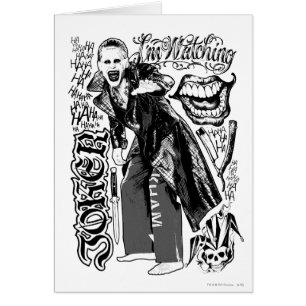 Suicide Squad Joker Typografy Foto