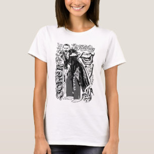 Suicide Squad   Joker Typografy Foto T-Shirt