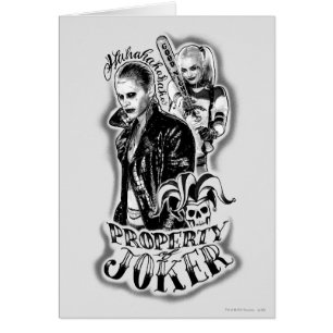 Suicide Squad Joker und Harley Airbrush Tattoo