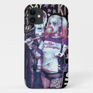 Suicide Squad   Joker und Harley Typografy Foto Case-Mate iPhone Hülle