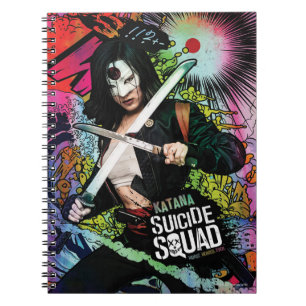 Suicide Squad   Katana Character Graffiti Notizblock