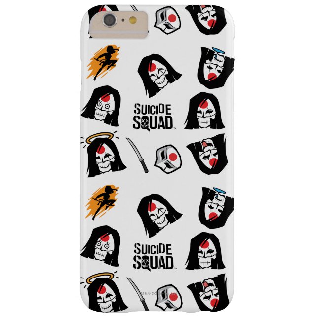Suicide Squad | Katana Emoji Pattern Case-Mate iPhone Hülle (Rückseite)