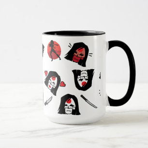 Suicide Squad   Katana Emoji Pattern Tasse