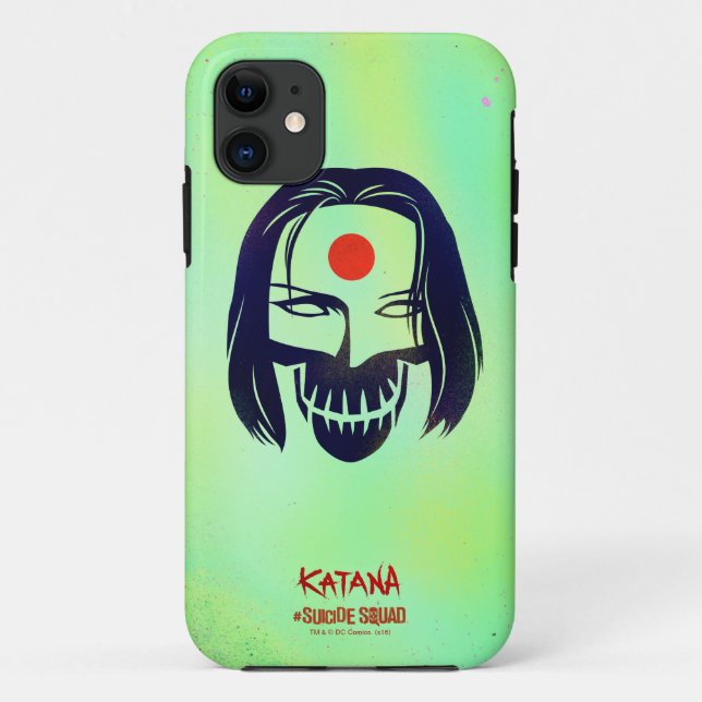 Suicide Squad | Katana Head Icon Case-Mate iPhone Hülle (Rückseite)