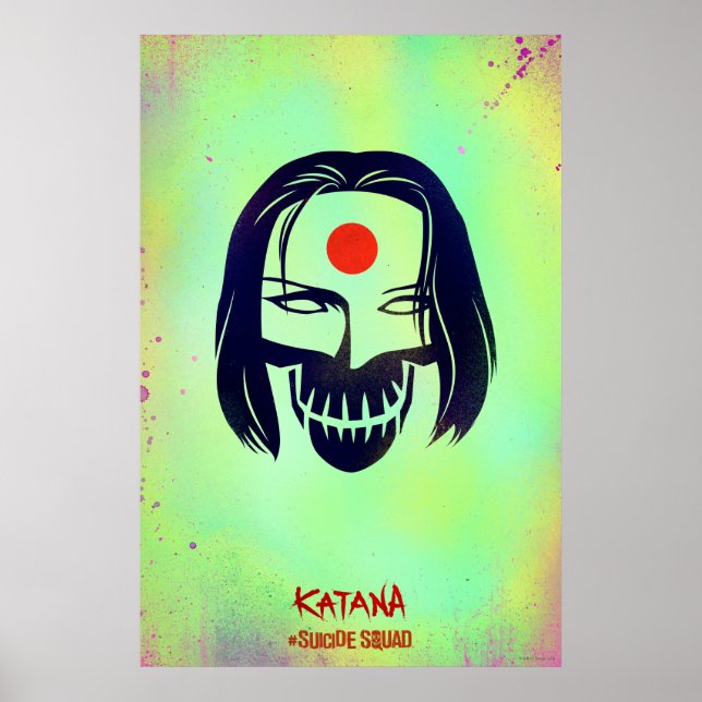 Suicide Squad | Katana Head Icon Poster (Vorne)