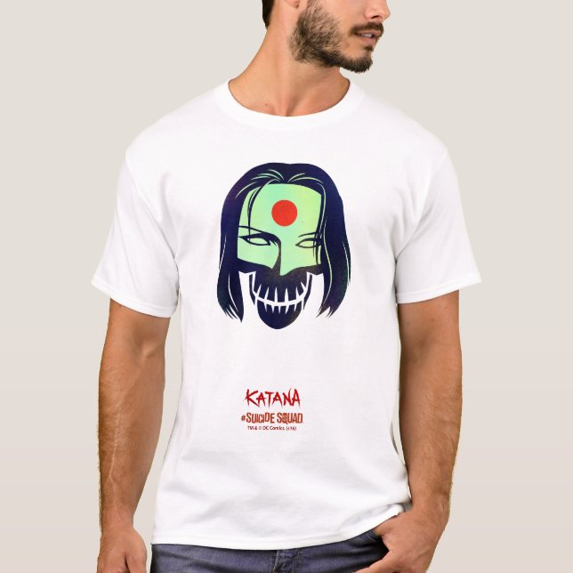 Suicide Squad | Katana Head Icon T-Shirt (Vorderseite)