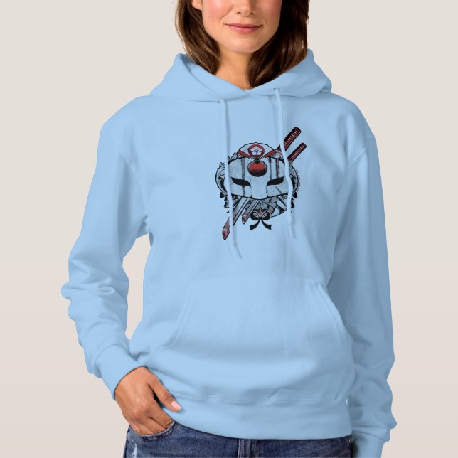 Suicide Squad | Katana Mask & Schwerter Tattoo Art Hoodie (Vorderseite)