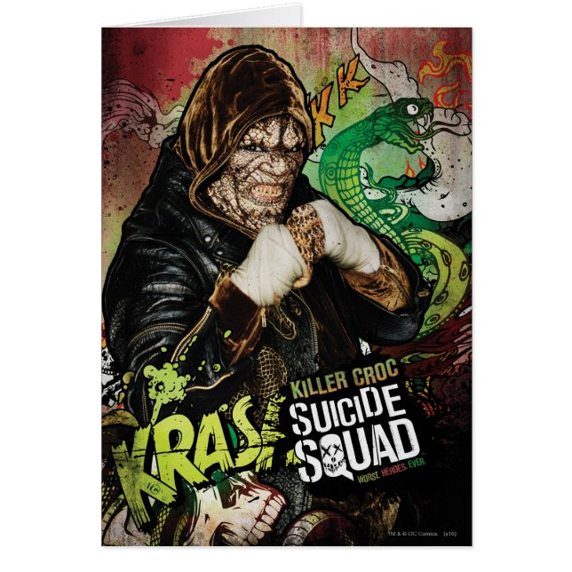 Suicide Squad | Killer Croc Character Graffiti (Vorne)